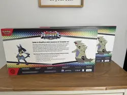 Pokemon Prismatic Evolutions Lucario Ex Tyranitar Ex Premium Collection-Set Of 2 - Image 4