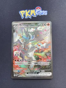 Pokemon TCG Reshiram White Flare 166/086 Special Illustration Rare NM. - Image 1