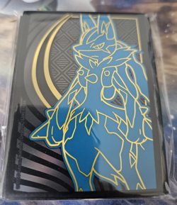 Pokemon ETB Sleeves Mega Evolutions Lucario NEW - Image 1