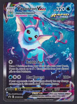 Pokemon - Vaporeon VMAX - SWSH182 - Promo - Ultra Rare - Image 1