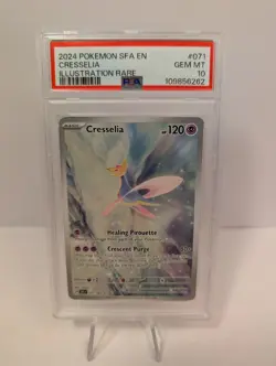 2024 Pokemon SFA EN Cresselia Illustration Rare 071 PSA 10 - Image 1