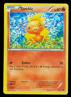 Pokemon TORCHIC 3/12 - 2014 McDonald's HOLO PROMO - Lightly Played - Image 1