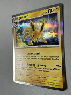 Pokemon TCG * Scarlet & Violet 151 * 135/165 Jolteon Rare * HOLO * Fresh Pack - Image 2