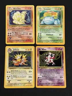Vintage Pokemon Collection Base Set Fossil Team Rocket - Image 5