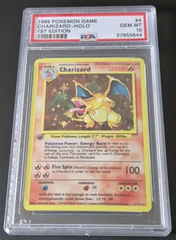 Pokemon Charizard Holo 4/102 Base Set PROXY - Gem Mint 10 Style - Image 2