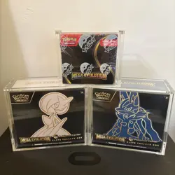 Pokemon Center Mega Evolutions ETB Set & Enhanced Booster Box + Acrylic Cases - Image 1