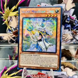 Yugioh Silent Magician Zero MP25-EN060 Prismatic Secret Rare 1st Ed Near Mint - Image 1