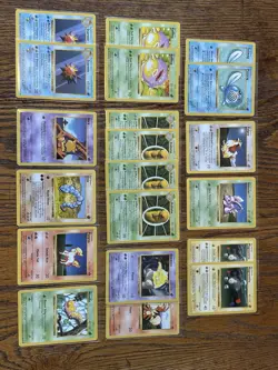 Pokemon Bulk Wotc 20 Card Vintage Lot Shadowless LP - Image 1