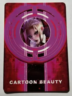 SEXY HEROINE WAIFU Harley Quinn DC BATMAN ACG PREMIUM HOLOFOIL CARD NM - Image 2