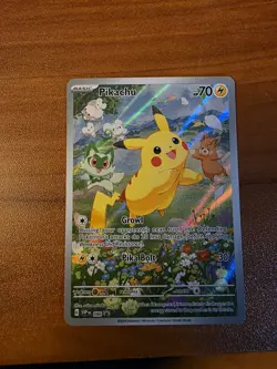 Pokemon Card TCG - Pikachu SVP 088 Black Star Promo Paldea Adventure Chest NM - Image 1