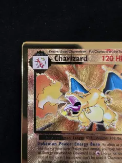Pokemon TCG Charizard (Celebrations 25th Anniversary UPC Metal Card) 004/102. LP - Image 3
