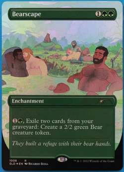 Bearscape (Secret Lair Promo) FOIL NM MTG MAGIC CARD (504413) ABUGames - Image 1