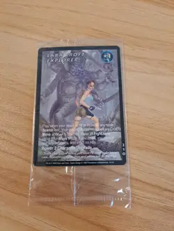1999 Tomb Raider CCG Rare - Lara Croft Explorer 210 Promo Card - Image 1