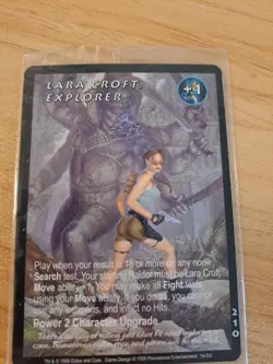 1999 Tomb Raider CCG Rare - Lara Croft Explorer 210 Promo Card - Image 2