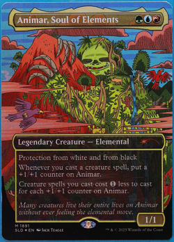 Animar Soul of Elements (Secret Lair Promo) FOIL NM MTG CARD (504410) ABUGames - Image 1