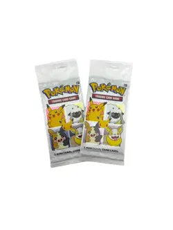 (2) New Pokemon TCG 25th Anniversary General Mills Cereal 3-Card Booster Packs - Image 1