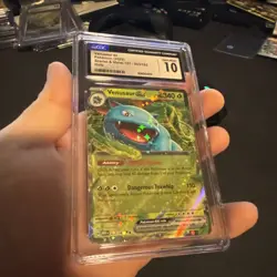 CGC 10 GEM MINT Venusaur Ex 003/165 HOLO RARE 151 Pokemon Card - Image 1