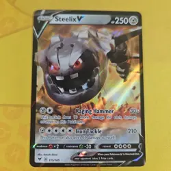 Steelix V Ultra Rare 115/185 Vivid Voltage NM Pokemon TCG Card - Image 1