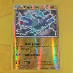 Magnemite Reverse Holo Common 52/162 BREAKthrough NM Pokemon TCG Card - Image 1