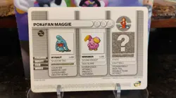 POKeFAN MAGGIE Battle E. Reader POKEMON Game Boy Advance 2003 Trading Card - Image 1