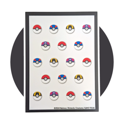 Pokemon Card Single Sleeve (K05): Pokeball, Great Ball, Ultra Ball - Image 1
