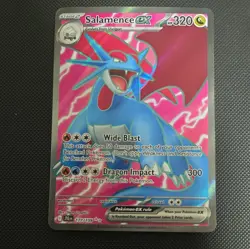 Pokemon TCG Salamence EX Full Art Holo Ultra Rare Card 177/159 Journey Together - Image 1