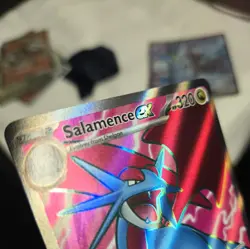 Pokemon TCG Salamence EX Full Art Holo Ultra Rare Card 177/159 Journey Together - Image 2