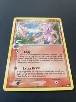 Pokemon Mew Delta Species 3/17 Pop Series 5 Rare Holo Card 2007 - Image 2