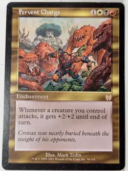 Fervent Charge - Apocalypse - Magic the Gathering MTG Nice! - Image 1