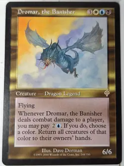 Dromar, the Banisher - Invasion - Magic the Gathering MTG Nice! - Image 1