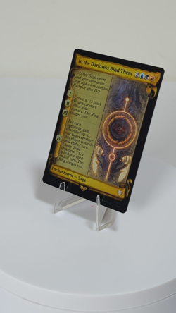 In the Darkness Bind Them Showcase Scrolls Foil Commander LoTR MTG NM - Image 2