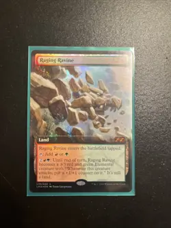 MTG Raging Ravine Foil Ultimate Masters Box Topper, Near Mint, English Edition - Image 1