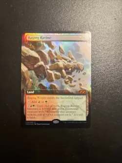 MTG Raging Ravine Foil Ultimate Masters Box Topper, Near Mint, English Edition - Image 2