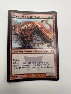 ✨ Foil Ryusei, the Falling Star ✨ MTG Pre-Release Promo 185/306 - Red Rare - NM - Image 1