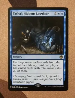 MTG Tasha's Hideous Laughter x1 NM from The List Reprints - Image 1