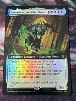 Anti-Venom, Horrifying Healer - Extended FOIL - Spiderman #244 Mythic, NM, MTG - Image 1