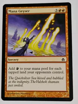 Mana Geyser MTG, Fifth Dawn, Red Sorcery, LP+ - Image 1