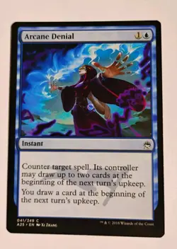 Arcane Denial MTG, Masters 25 (A25), Blue Instant, LP - Image 1