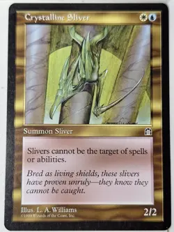 Crystalline Sliver - Stronghold - Magic the Gathering MTG Nice! - Image 1