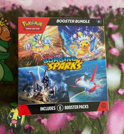 Pokemon TCG SV08 Surging Sparks Booster Bundle (6 Packs) Factory Sealed! - Image 1