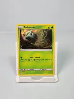 Bulbasaur 1/18 Holo Common Detective Pikachu Sun & Moon Pokemon - Image 1