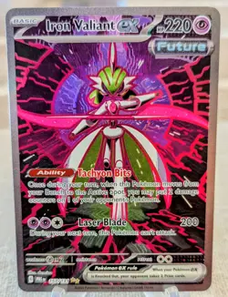 Iron Valiant EX 157/131 Special Illustration Rare Pokemon Prismatic Evolutions - Image 1