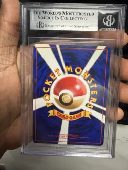 1997 Japanese Pokemon Dark Charizard Holo Team Rocket BGS 9 MINT with Fist Swirl - Image 3