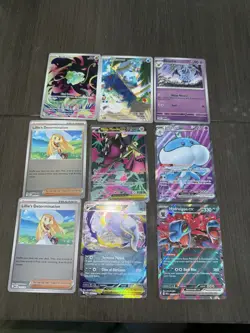 POKEMON MEGA EVOLUTION WHITE FLARE LOT 9 Cards! BULBASAUR OSHAWATT AND MORE NM - Image 1