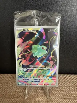 Pokemon Sealed Bulbasaur 133/132 Pokemon TCG Mega Evolution Stamped Promo - Image 1