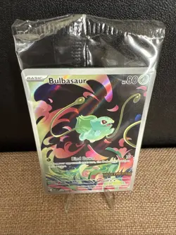 Pokemon Sealed Bulbasaur 133/132 Pokemon TCG Mega Evolution Stamped Promo - Image 4