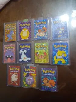 Pokemon-Nintendo Vending Prism LOT Pocket Monster Stickers 11 All In NM Cond. - Image 1
