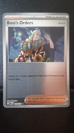 Boss's Orders (Reverse Holo) 114/132 Uncommon Pokemon Mega Evolution NM - Image 1