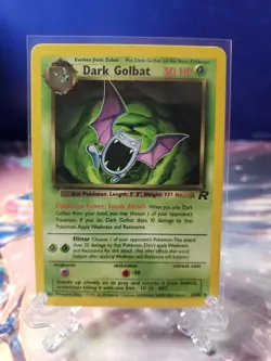 Pokemon TCG Dark Golbat 24/82 Team Rocket Set NON-HOLO Rare LP - Image 1