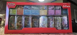 5 Packs of Pokemon TCG Prismatic Evolutions Costco Exclusive Mini Tins 8 Pack - Image 1